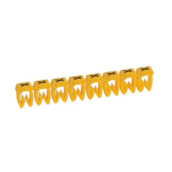Repère de câble CAB 3 1,5 mm², lettre X, en plastique, 3,2 mm, 1,4 mm – Legrand 038323