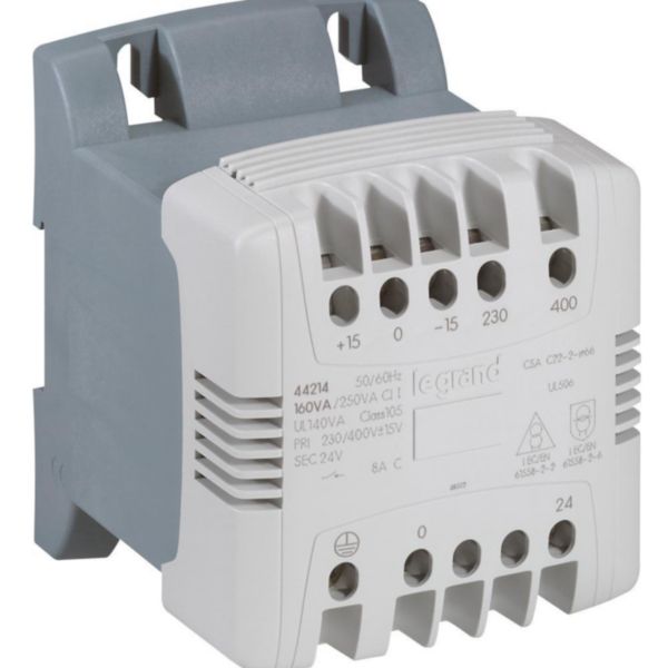 Vis 230V, 24V, 160VA, W 94mm, H 112mm – Legrand 044214