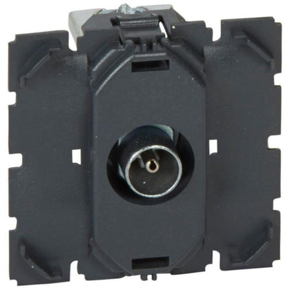 Prise TV , 2400MHz, 2 modules, module-cadre montage, coloris anthracite, D9.52 – Legrand 067382 – lot de 10