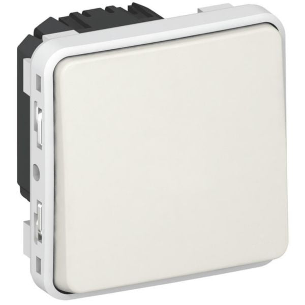 Interrupteur va-et-vient Plexo IP55 modulaire, 250V, IP55, va-et-vient, coloris blanc – Legrand 069611
