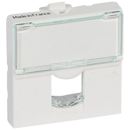 Plaque frontale Mosaic 2M, RAL 9003, W 45mm, H 45mm, D 18.8mm – Legrand 078602 – lot de 10