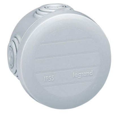 Boîte de dérivation Plexo Ø70mm, 46mm, gris, IP55 – Legrand 092001 – lot de 100