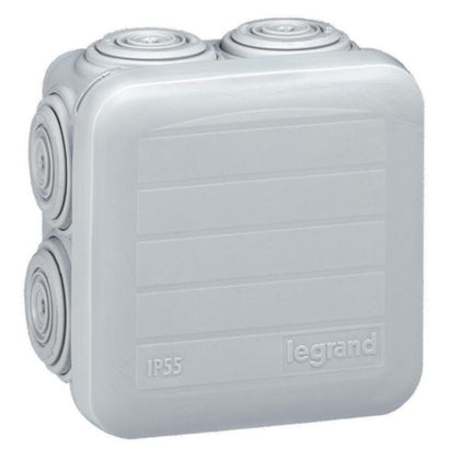 Boîte de dérivation Plexo 65×65, 78×46mm, 78mm, gris, IP55 – Legrand 092005 – lot de 100