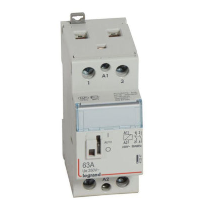 Contacteur de puissance CX3 63 A, 2P, 230 V, 250 V, IP2X, 63 A, 1 – Legrand 412547