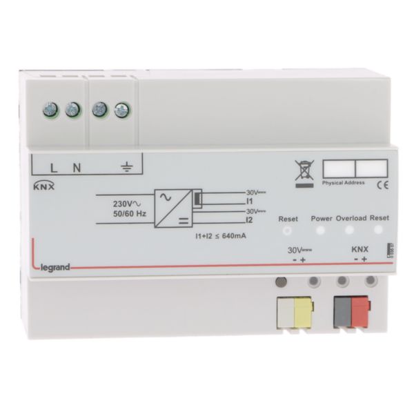 Alimentation DIN 640 mA gestion de l’éclairage KNX KNX – Legrand 003507