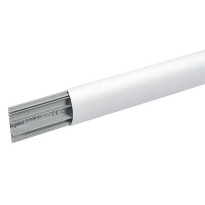 Goulotte de sol en saillie Over sol goulotte LG aluminium, 2 modules, 75x18 mm, 2000 mm, 18 mm – Legrand 030091 – lot de 20