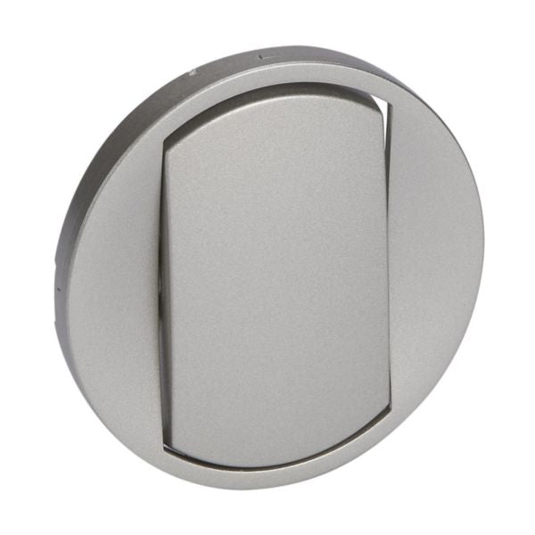 Plaque de finition RAL 7006, finition titane, à encliqueter, en thermoplastique – Legrand 068301 – lot de 10