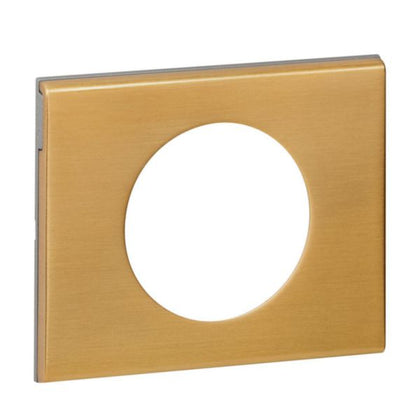 Plaque bronze, IP20, IK04, 8.5 mm, 82 mm, 1 poste – Legrand 069131