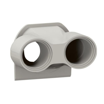 Presse-étoupe Plexo Ø 18mm, coloris gris, en plastique – Legrand 069670L – lot de 10