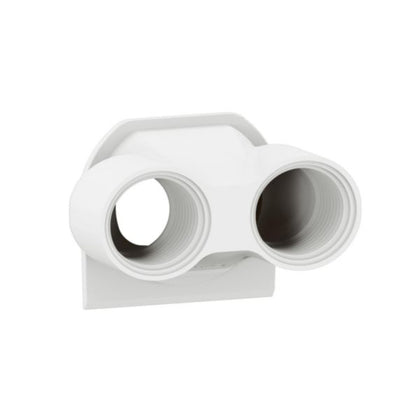 Presse-étoupe Plexo Ø 18mm, coloris blanc, en plastique – Legrand 069671L – lot de 10