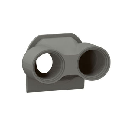 Presse-étoupe Plexo Ø 18mm, coloris noir, en plastique, coloris anthracite – Legrand 069673L – lot de 10