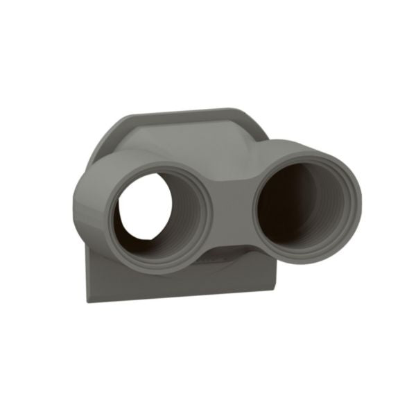 Presse-étoupe Plexo Ø 18mm, coloris noir, en plastique, coloris anthracite – Legrand 069673L – lot de 10