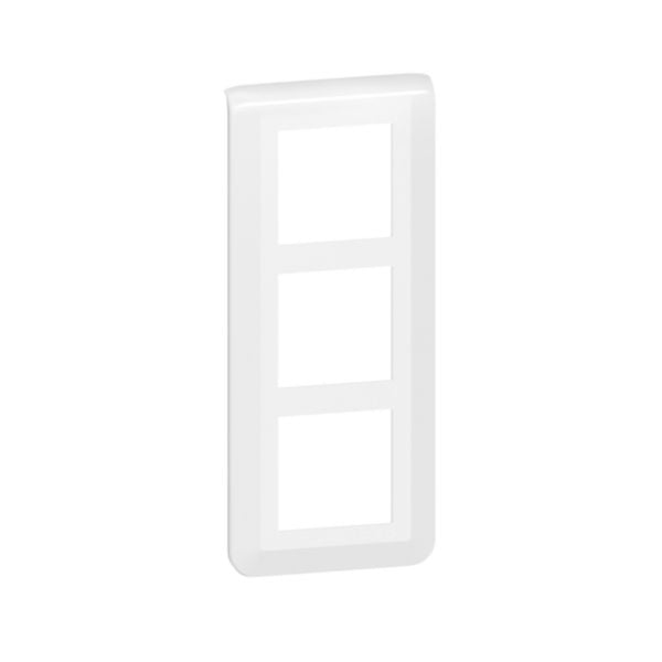 Plaque Mosaic 3X2, 3 x 2, 57 mm, vertical, blanc – Legrand 078856L – lot de 10