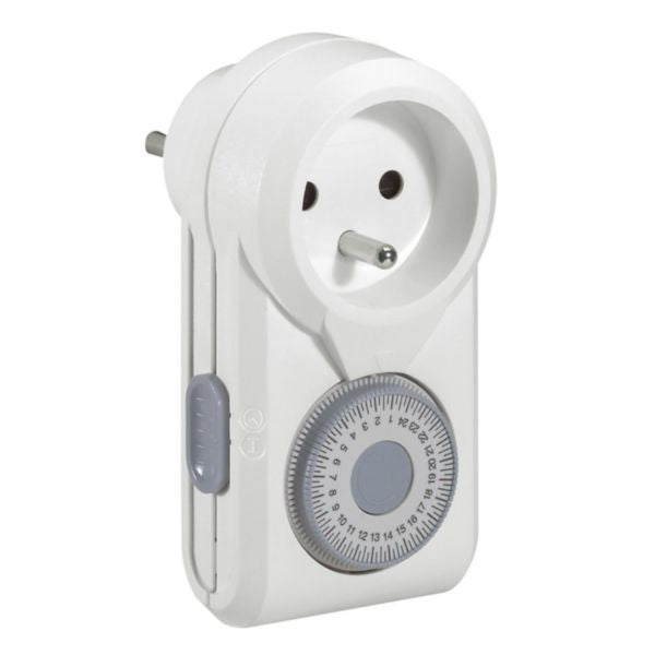 Fiche Rex IP20, 16A, 50Hz, 2P, Adapter fiche avec prise de courant – Legrand 095860