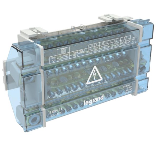 Bloc de répartition XL3 systèmes de distribution 160A, 4P, 10M – Legrand 400411