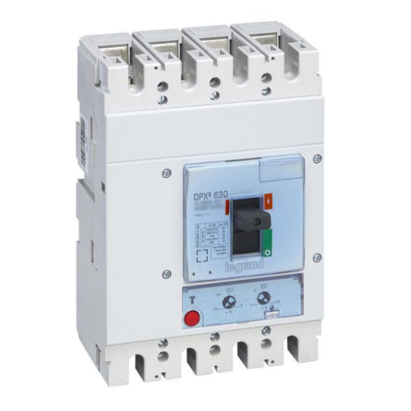 Disjoncteur de puissance à boîtier moulé DPX3 630 4P, 630 A, 36 kA, 400 V, magnétothermique – Legrand 422009