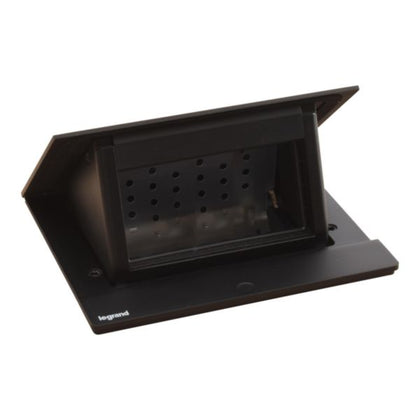 Module d’alimentation escamotable Incara Pop Up 4 modules, coloris noir – Legrand 654802