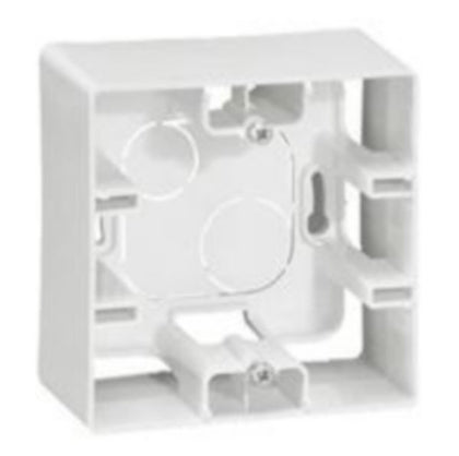 Boîte de montage 1 poste, coloris blanc, 1 module, IP2X, largeur 88.5mm – Legrand 664798 – lot de 10